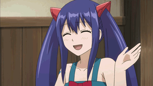 Wendy Marvell Fairy Tail GIF - Wendy Marvell Fairy Tail Blush GIFs