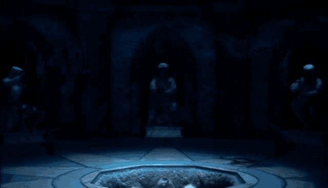 a person with angel wings is standing in the dark with their arms outstretched