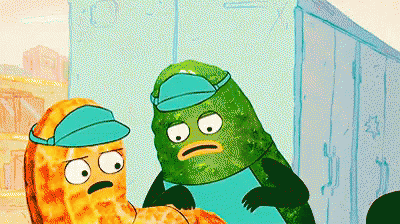 ピクルスとピーナッツ Pickle And Peanut GIF - Creep Pickle And Peanut Scary GIFs