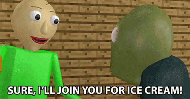 Sure I Will Join You For Ice Cream Join GIF - Sure I Will Join You For Ice Cream Join Company GIFs
