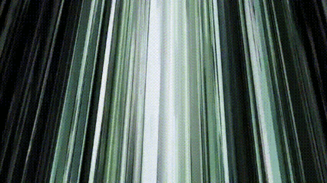 a close up of a black and green striped curtain