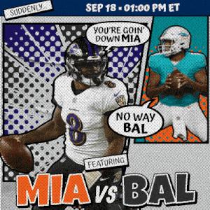 Baltimore Ravens Vs. Miami Dolphins Pre Game GIF - Nfl National Football League Football League GIFs