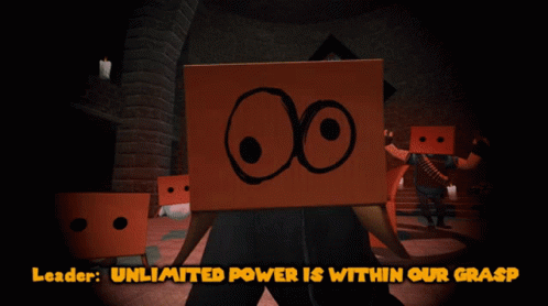 Smg4 Box Leader GIF - Smg4 Box Leader Unlimited Power Is Within Our Grasp GIFs