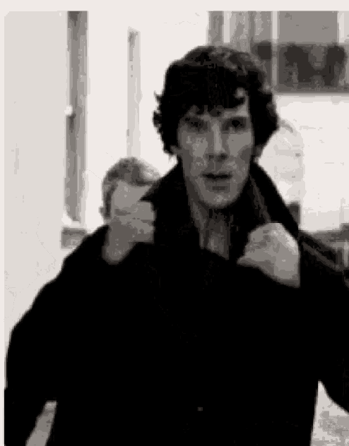 Benedict Cumberbatch Scarf GIF - Benedict Cumberbatch Scarf Sherlock GIFs