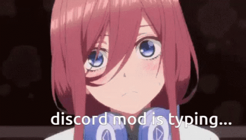 Discord Mod Typing GIF - Discord Mod Typing Anime Blush GIFs