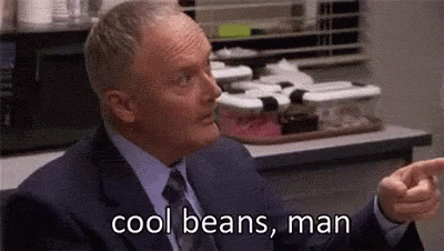 Creed Cool Beans GIF - Creed Cool Beans GIFs