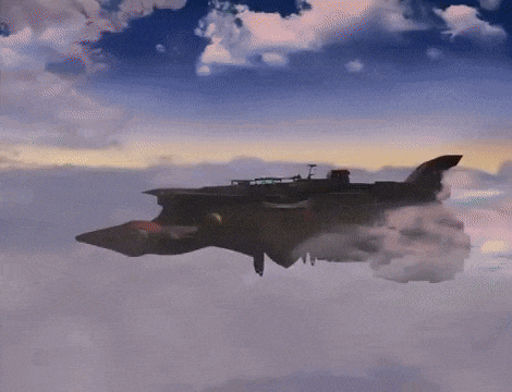 a fighter jet is flying through a cloudy sky .