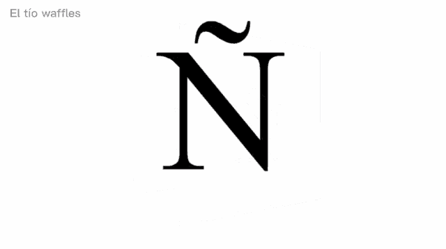 the letter n is being destroyed in a black and white image
