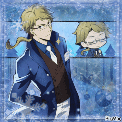 a picture of a man with glasses and a ponytail is displayed on a picmix page