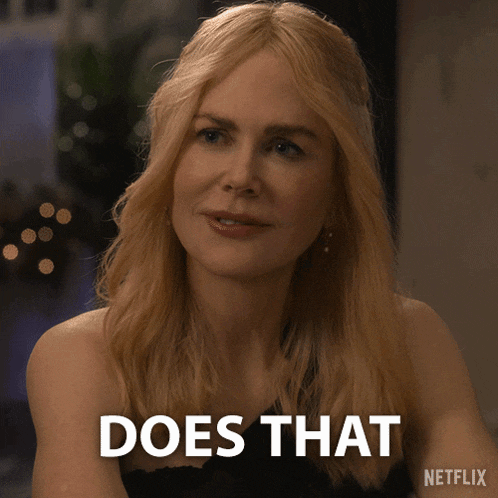 a woman says matter to you on a netflix ad
