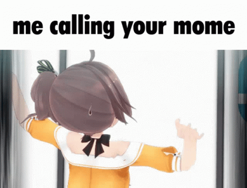 Calling Your Mom Hololive GIF - Calling Your Mom Hololive Natsuiro Matsuri GIFs