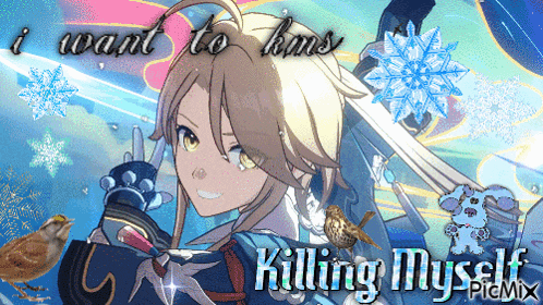 a picture of a girl with the words killing myself