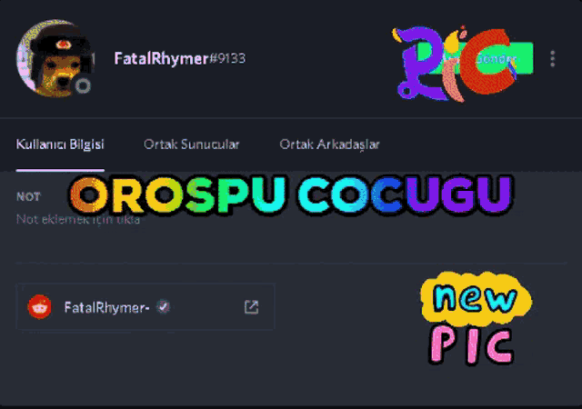 a screenshot of a website with the words orospu cocugu
