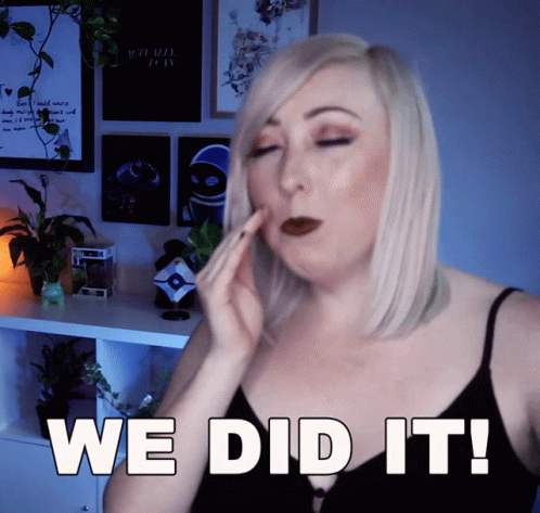 We Did It Done GIF - We Did It Done We Made It GIFs
