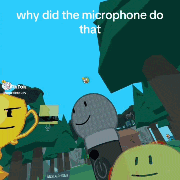 why did the microphone do that is written on a picture of a microphone