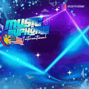 a poster for music euphoria international with a starmaker logo in the corner