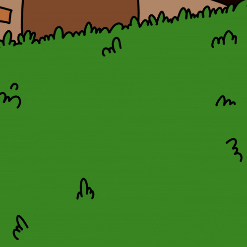 a cartoon drawing of a horse wearing a yellow collar with the letter m on it