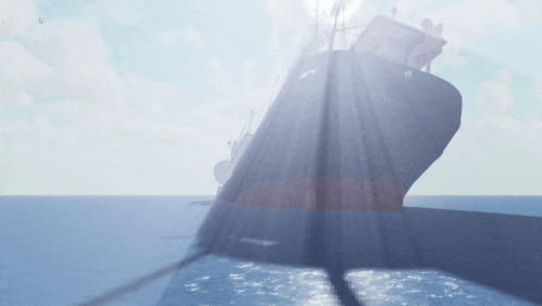 Sinking Ship Roblox GIF - Sinking Ship Roblox Maple Shipping Line GIFs