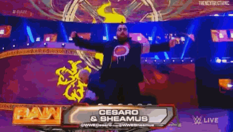 Cesaro Sheamus GIF - Cesaro Sheamus Entrance GIFs