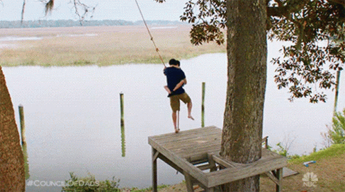 Rope Swing Council Of Dads GIF - Rope Swing Council Of Dads Jump GIFs