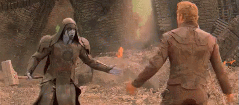 Ronan And Starlord Dance-off - Guardians Of The Galaxy GIF - Guardians Of The Galaxy Starlord Chris Pratt GIFs