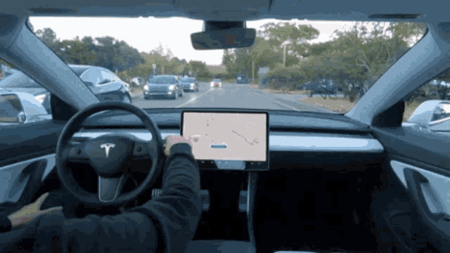 Tesla Autonaume GIF - Tesla Autonaume Autoconduite GIFs