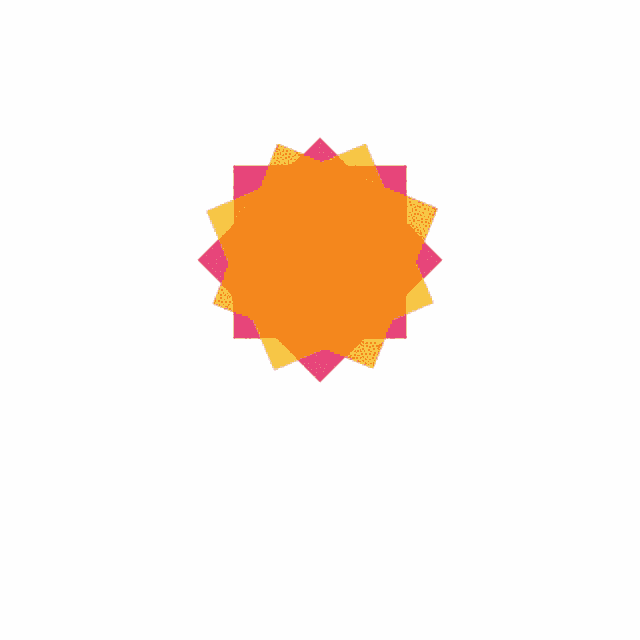 a logo with a sun and the word hold below it