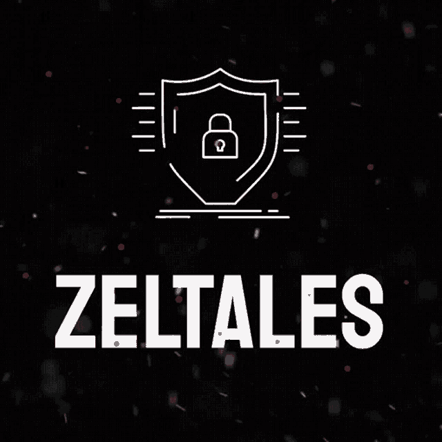 a shield with a padlock on it and the word zeltales