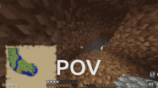 a screenshot of a video game with the words pov on the bottom