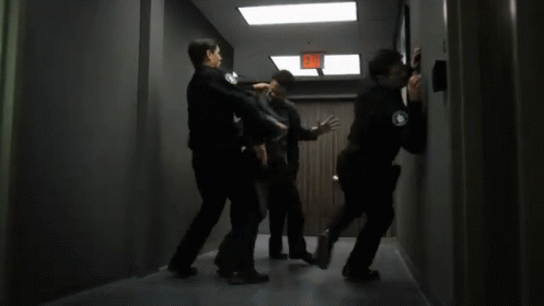Michael And Nikita Cia Hallway Fight Scene GIF - Female Male Fighting GIFs