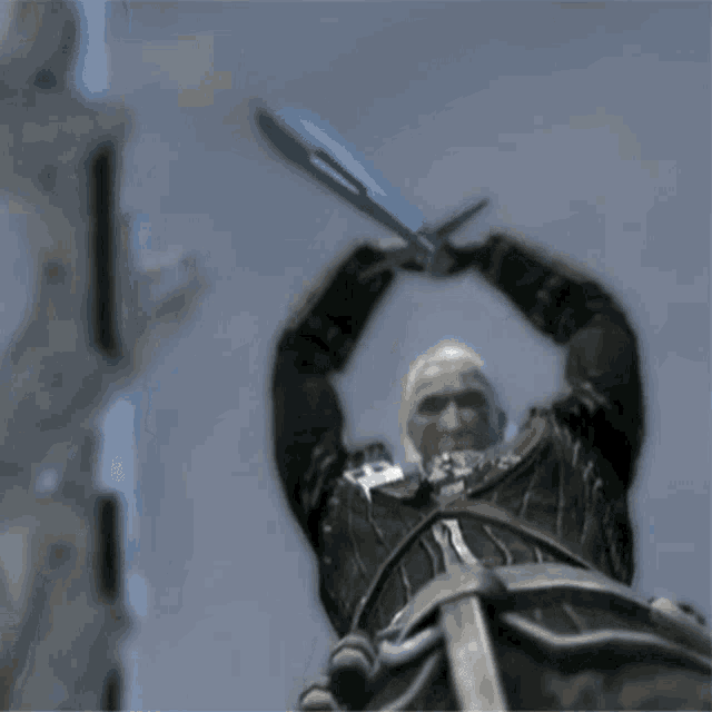 I Stabbed You Geralt Of Rivia GIF - I Stabbed You Geralt Of Rivia The Witcher GIFs