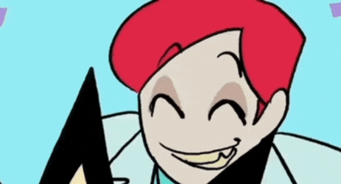 a cartoon character with a red hat and glasses is smiling and giving a thumbs up .