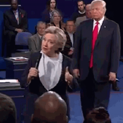Donald Trump Hillary Clinton GIF - Donald Trump Hillary Clinton Debate GIFs
