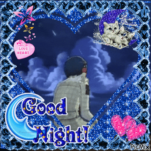 a picture of a man in a space suit with the words good night on it