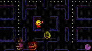 Fnaf Pacman GIF - Fnaf Pacman Bonnie GIFs
