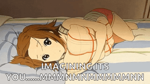 Stare Body Pillow GIF - Stare Body Pillow Bed Time GIFs
