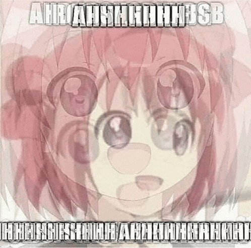 a picture of a girl with the words ahr / ahhh / hhh / sb written on it .