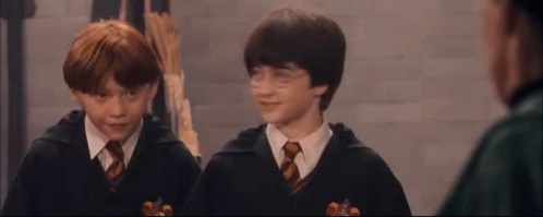 Ron Weasley Harry Potter GIF - Ron Weasley Harry Potter Happy GIFs