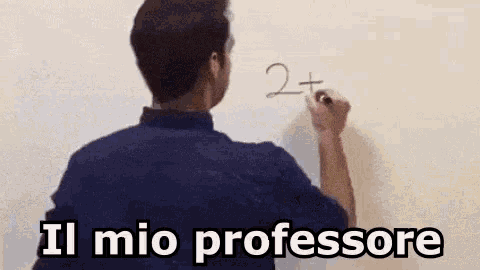 Professore Insegnante Maestro Lavagna Scrivere Alunni Classe Matematica GIF - Professor Teacher Im A Teacher GIFs