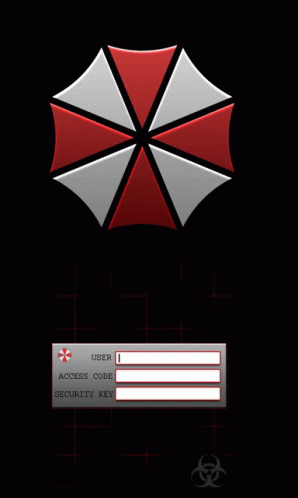 Umbrella Corp Enter Username GIF