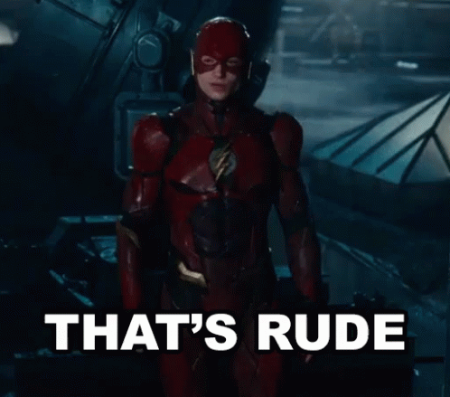 That'S Rude GIF - Justice League Thats Rude Rude GIFs