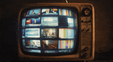 a television with a news channel called fox news on it