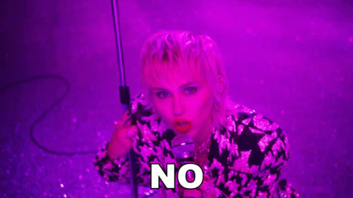 No Miley Cyrus GIF - No Miley Cyrus Midnight Sky GIFs
