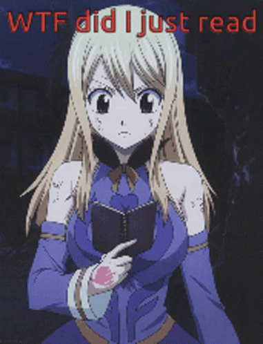 Fairy Tail Lucy GIF - Fairy Tail Lucy Wtf GIFs