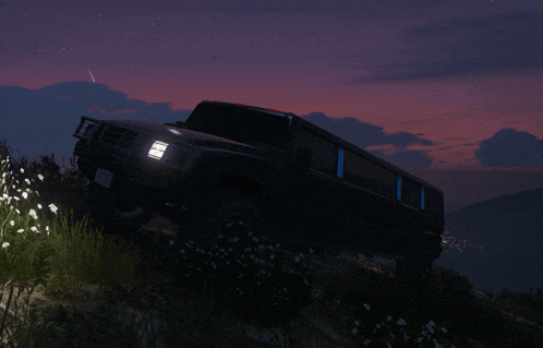 a black suv with a license plate that says ' t ' on it