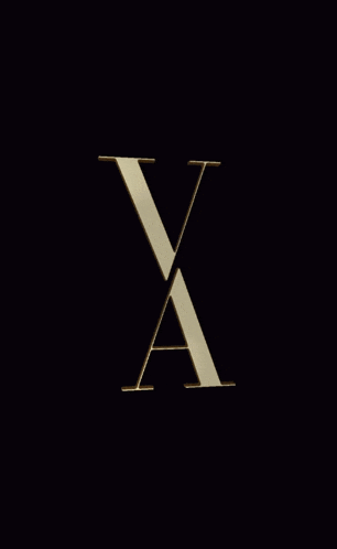 the letter x is on a black background with a shadow