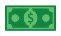 a green dollar bill with a dollar sign on it