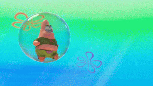 Running On Bubbles Patrick Star GIF - Running On Bubbles Patrick Star Kamp Koral GIFs