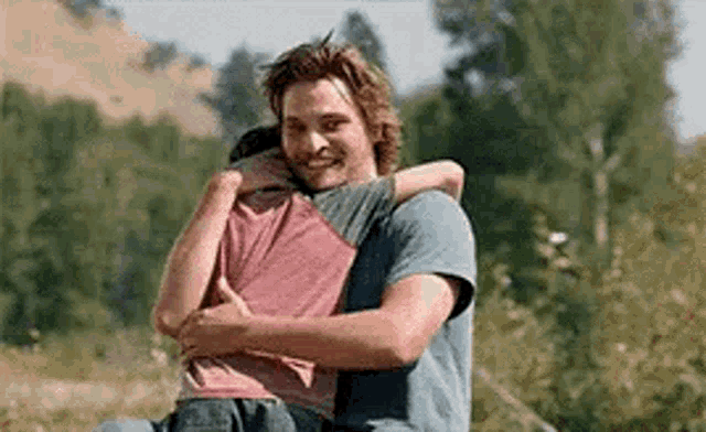 Luke Grimes Callum Borghese GIF - Luke Grimes Callum Borghese Hug GIFs