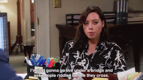 My Career Plan GIF - Parks And Recreation April Ludgate Aubrey Plaza GIFs